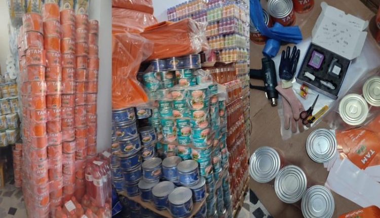 الشرطة تحجز مواد غذائية منتهية الصلاحية