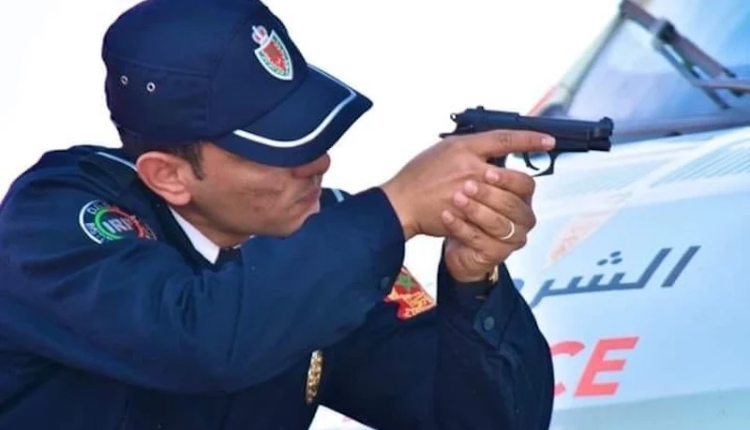 شرطي يستعمل سلاحه الوظيفي لتحييد الخطر بالخميسات
