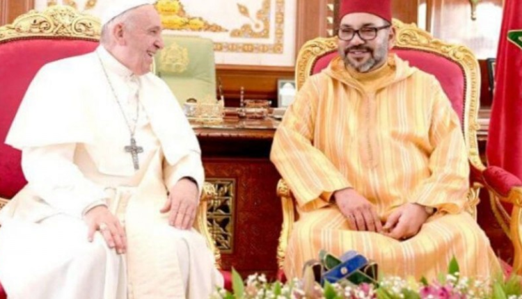 جلالة الملك يهنئ قداسة البابا فرانسيس