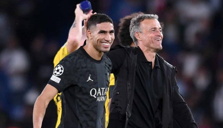 أشرف حكيمي يغيب عن مباراة ستاد ريمس