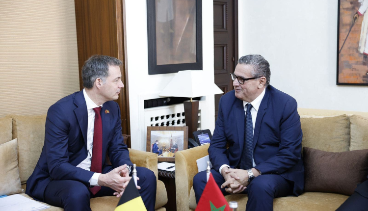 أخنوش يجري مباحثات مع نظيره البلجيكي