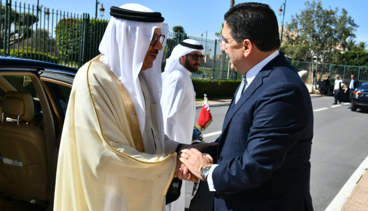 بوريطة يستقبل وزير خارجية البحرين