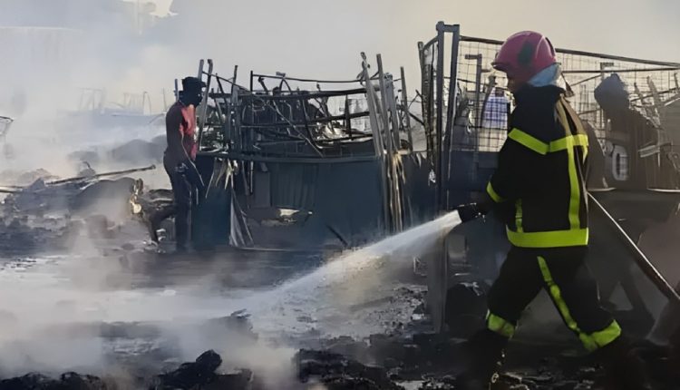 حريق دوار الحلج ادريس