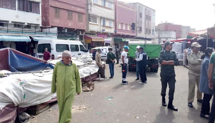 حملة تحرير الملك العمومي بالقنيطرة