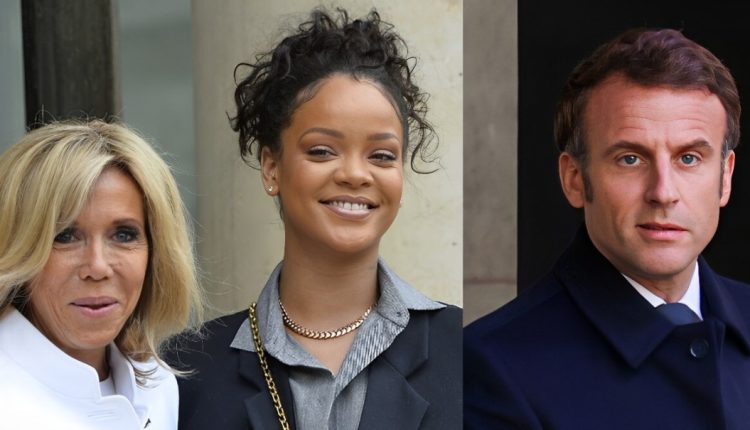 rihanna - emmanuel-macron