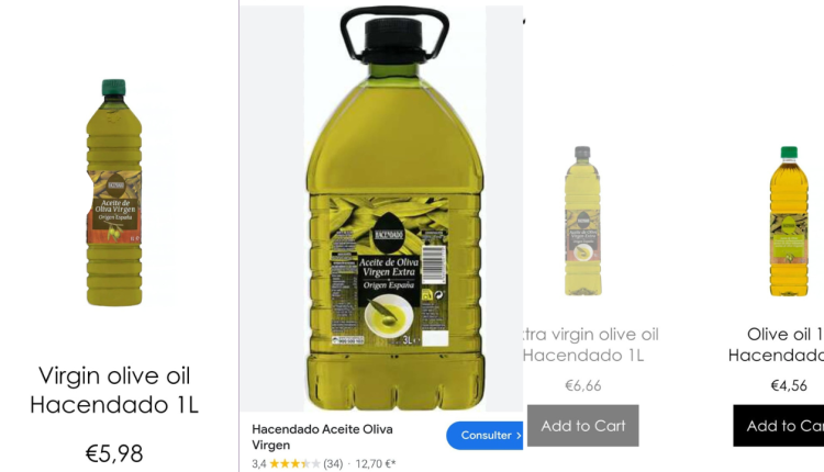 زيت الزيتون الإسباني