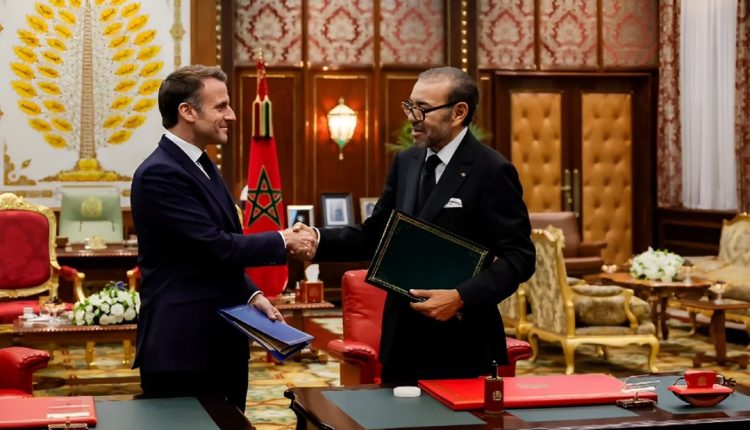 جلالة الملك محمد السادس رفقة الرئيس الفرنسي