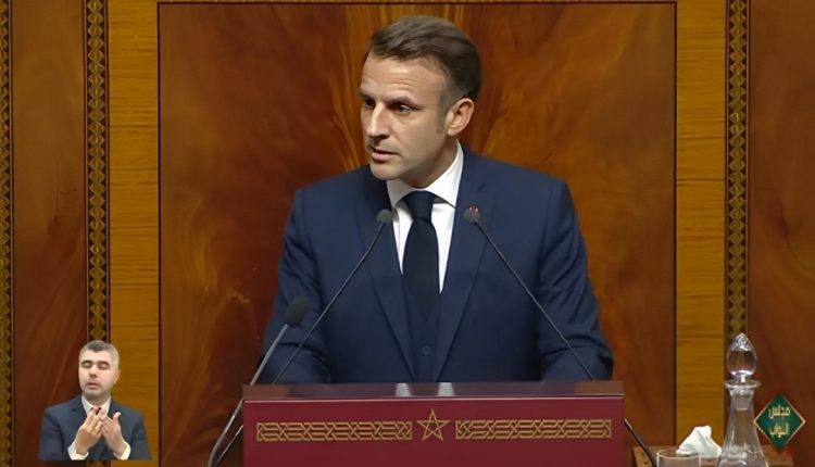 ماكرون في البرلمان المغربي