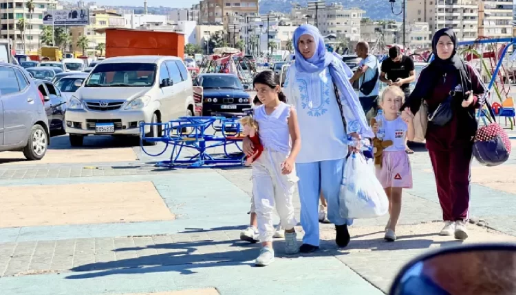 نزوح اللبنانيين