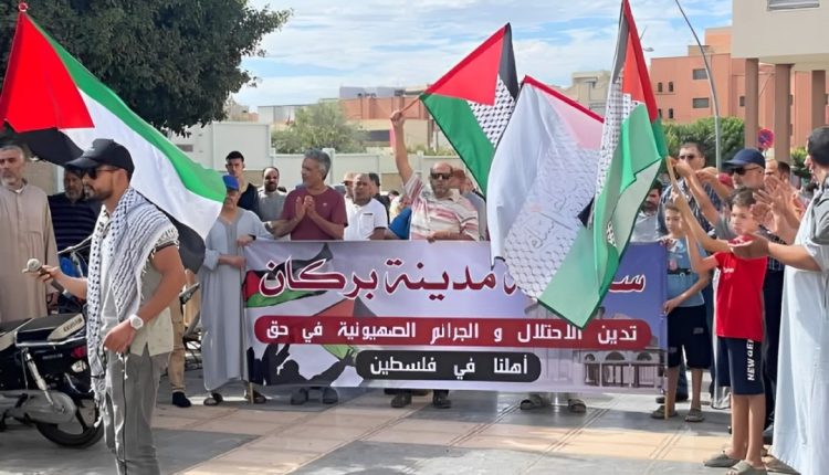 مظارات داعمة للقضية الفلسطينية