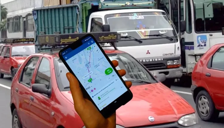 خدمة النقل عبر التطبيقات الذكية