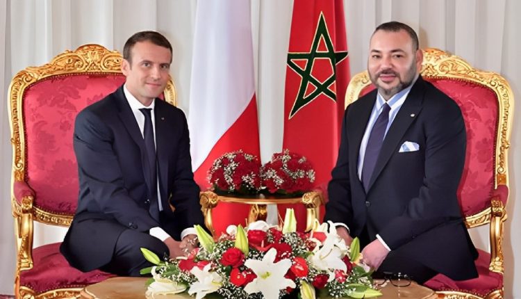الملك محمد السادس و ايمانويل ماكرون