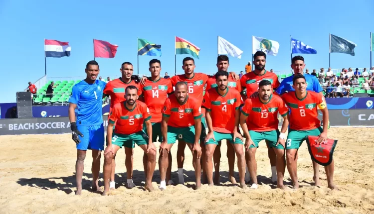 المنتخب - المغربي - لكرة - القدم - الشاطئية