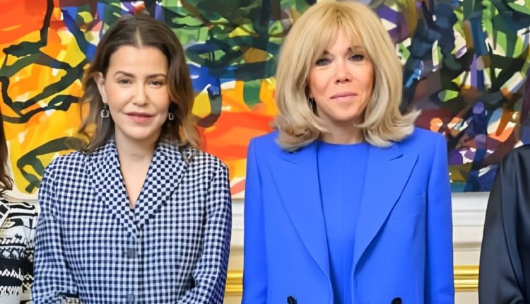 صاحبة السمو لالة مريم و وزوجة الرئيس الفرنسية بريجيت ماكرون