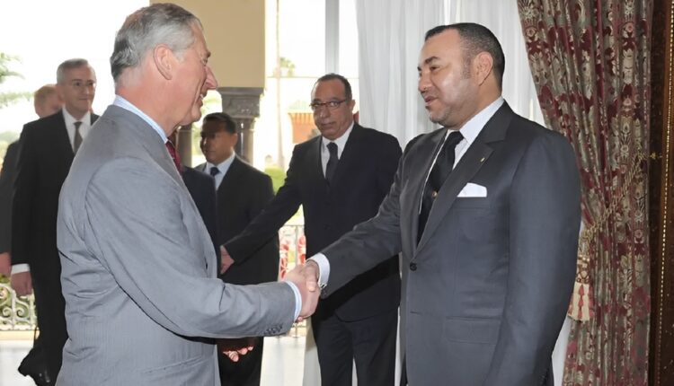 الملك محمد السادس و الملك تشارلز الثالث