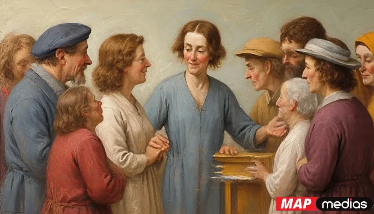 لوحة تعبيرية مولدة بالذكاء لإصطناعي