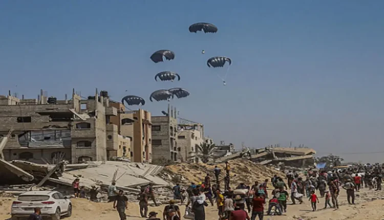 إسبانيا تحضر لإنزال المساعدات الإنسانية جوا على قطاع غزة