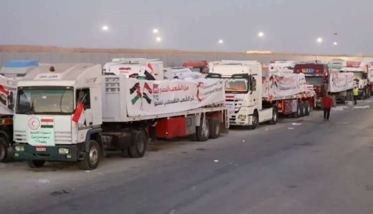 دخول شاحنات أدوية ومستلزمات طبية إلى غزة اليوم السبت