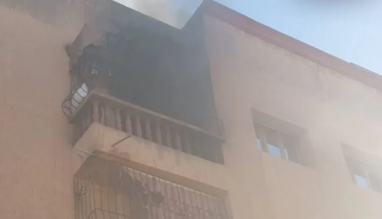 حريق في برشيد