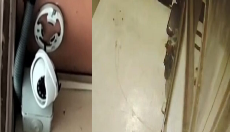 اعتداء شخص في حالة هيجان على مرافق عمارة