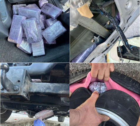 إحباط تهريب الحشيش باب سبتة