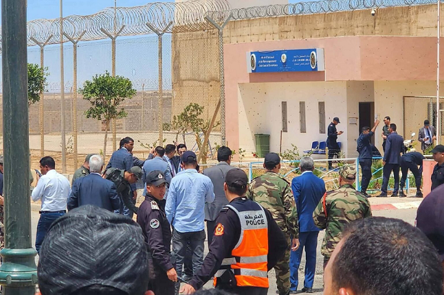 سقوط مقذوف قرب سجن السمارة